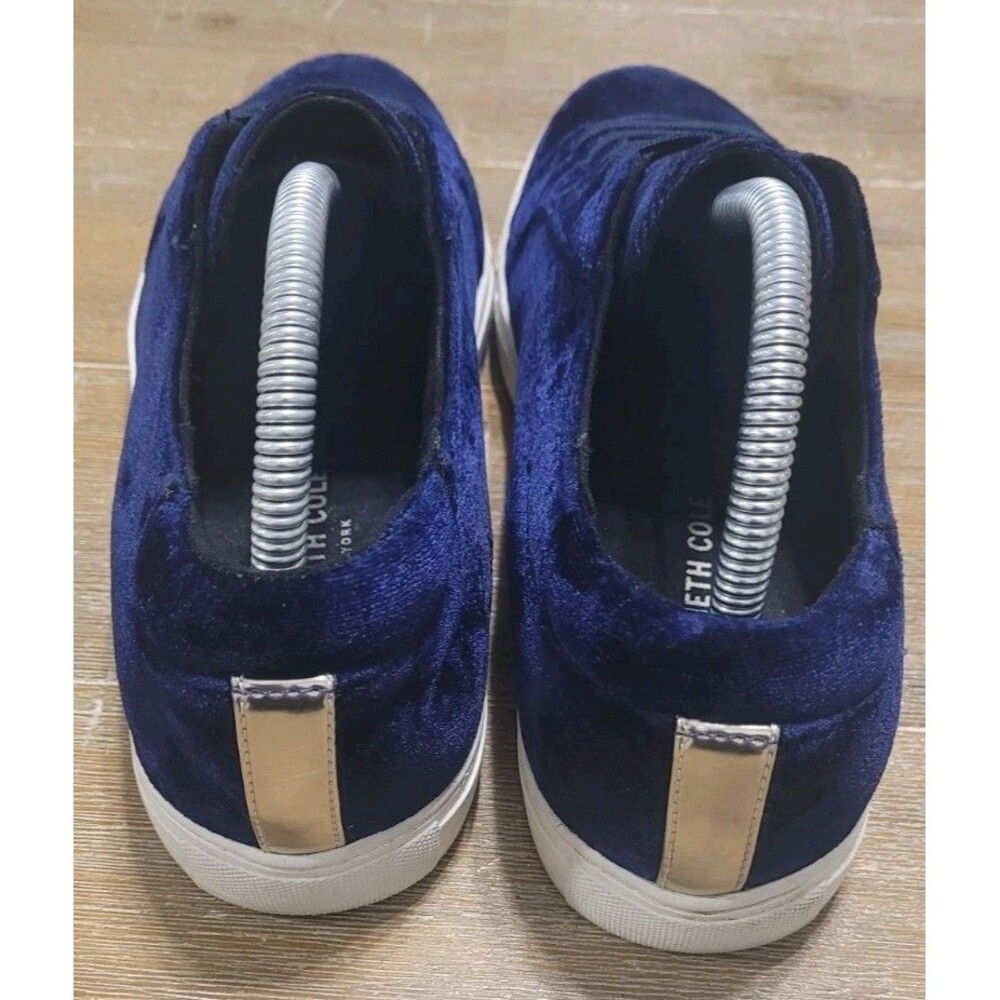 Kenneth Cole Abeo Marlow Sneakers Velvet Blue Purple Sz 9.5 N Neutral Foot Shoes - Picture 3 of 9